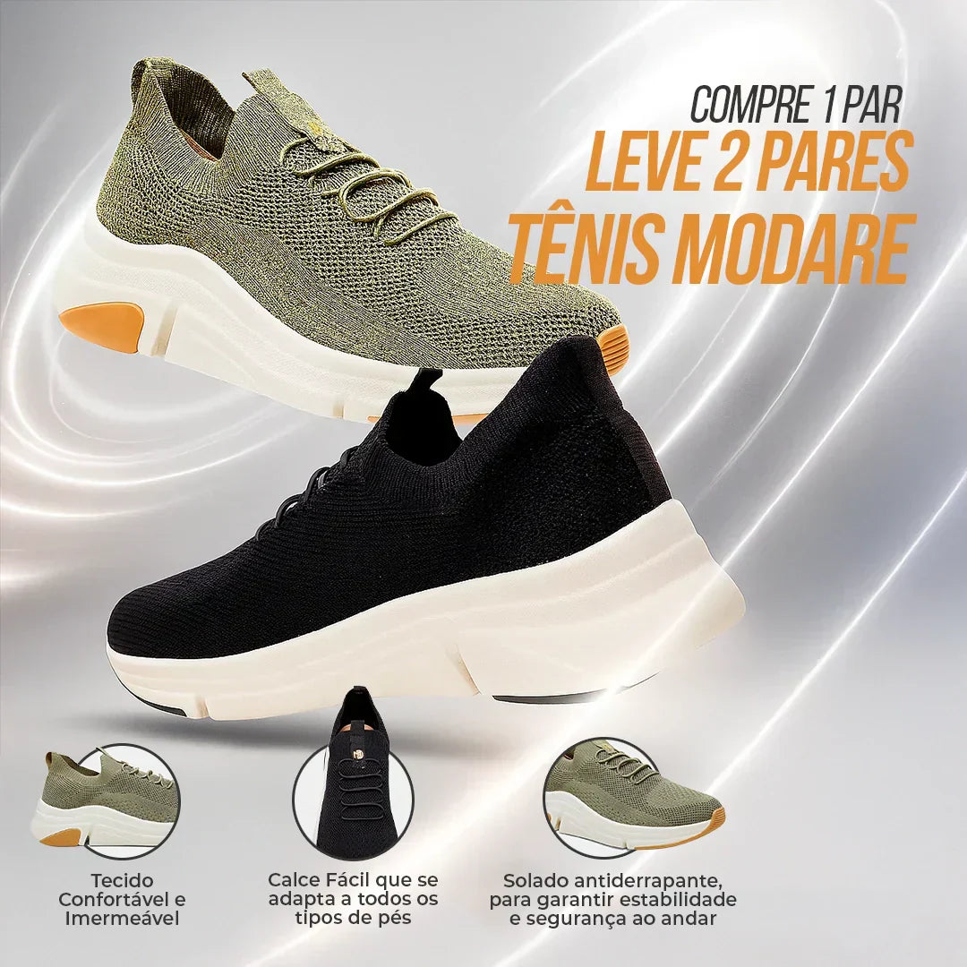 Tênis Ortopédico Modare® - Compre 1 Leve 2