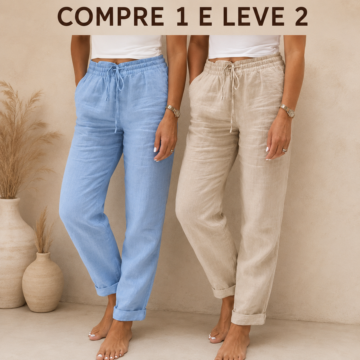 (Compre 1 Leve 2) Calça Cagliari™ — Leve 2 pelo Preço de 1!