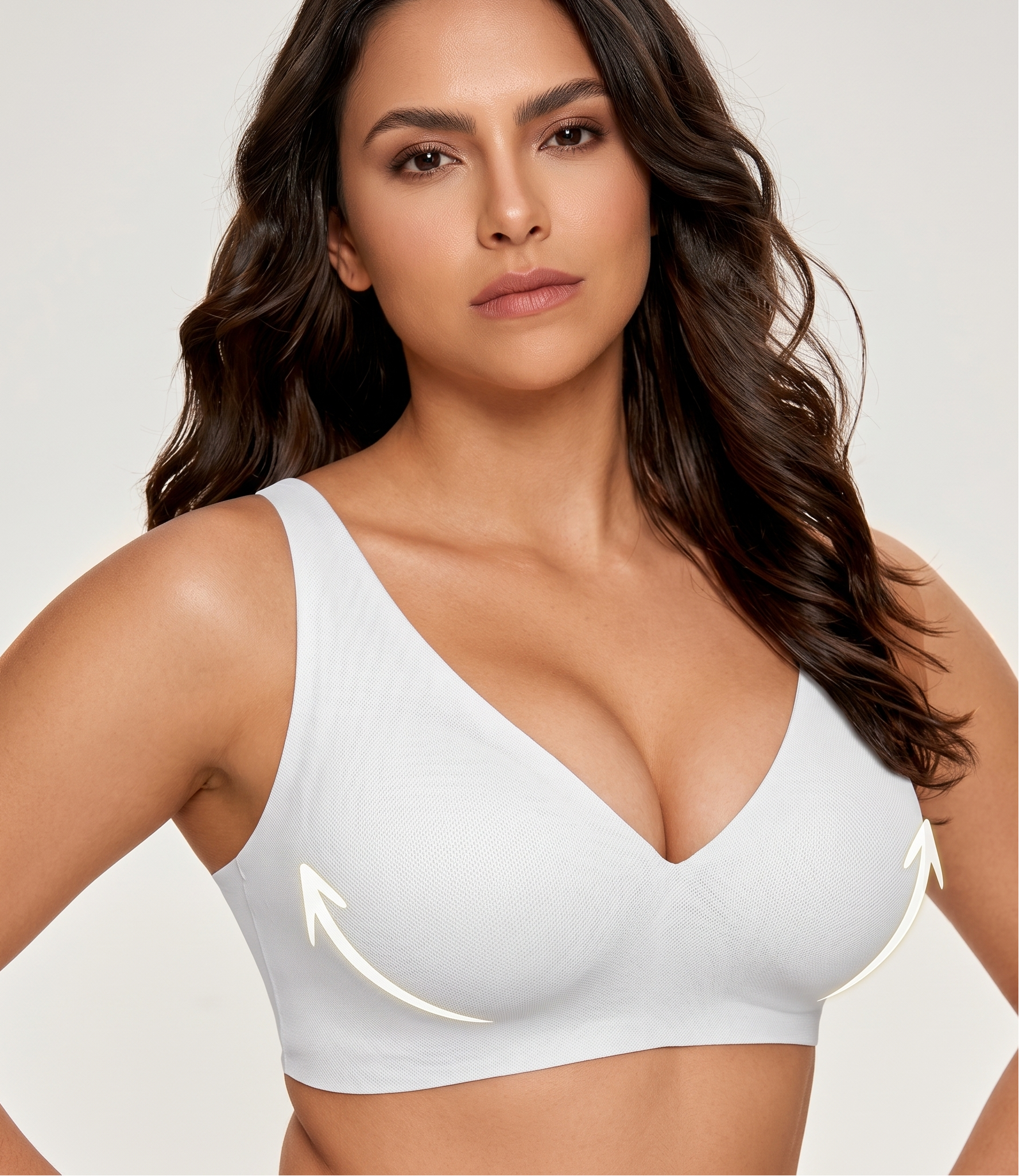 Kit com 2 Sutiãs Comfort Plus - Efeito Silicone