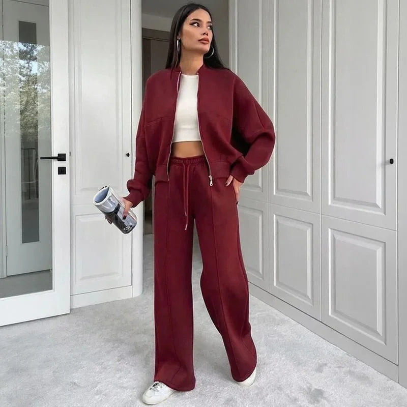 Conjunto Naomi™ em Moletom Premium com Jaqueta