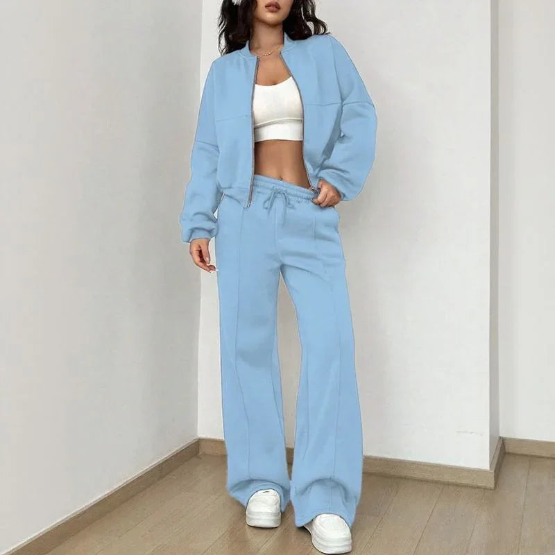 Conjunto Naomi™ em Moletom Premium com Jaqueta