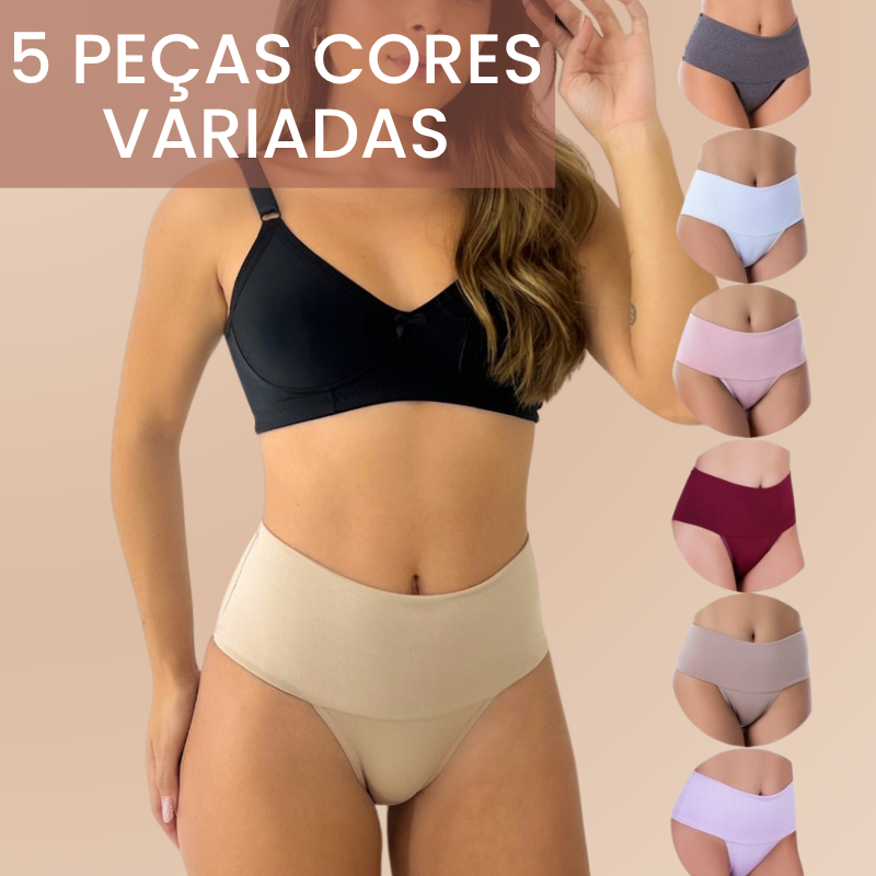 Kit 5 Calcinhas Invisíveis Conforto