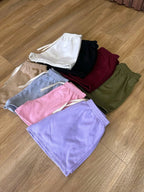 Kit 6 Shorts Femininos Moletinho 100% Algodão Cintura Alta Premium Várias Cores